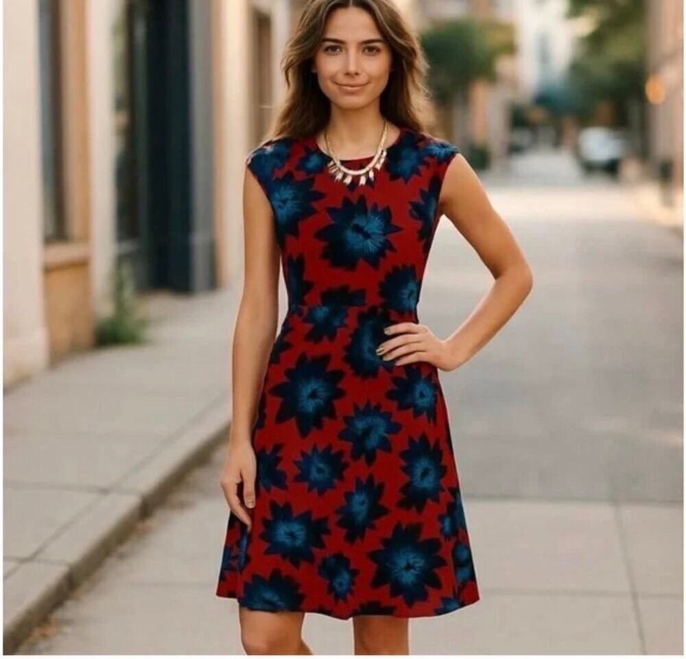 J.Crew Firework Floral Mini Dress Size 2 Summer Cottagecore